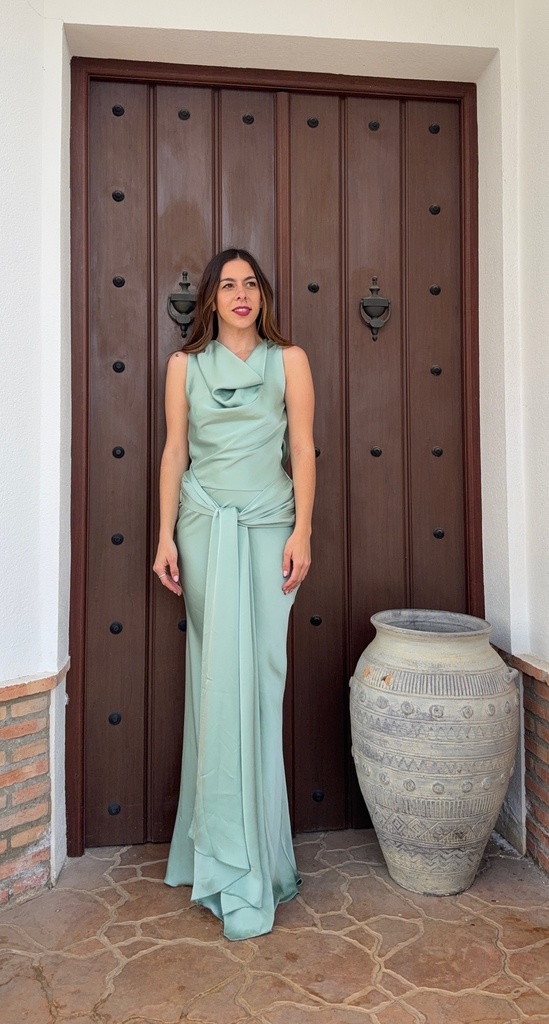 [27618Verdejabonoso] vestido rihanna (Verde Jabonoso)