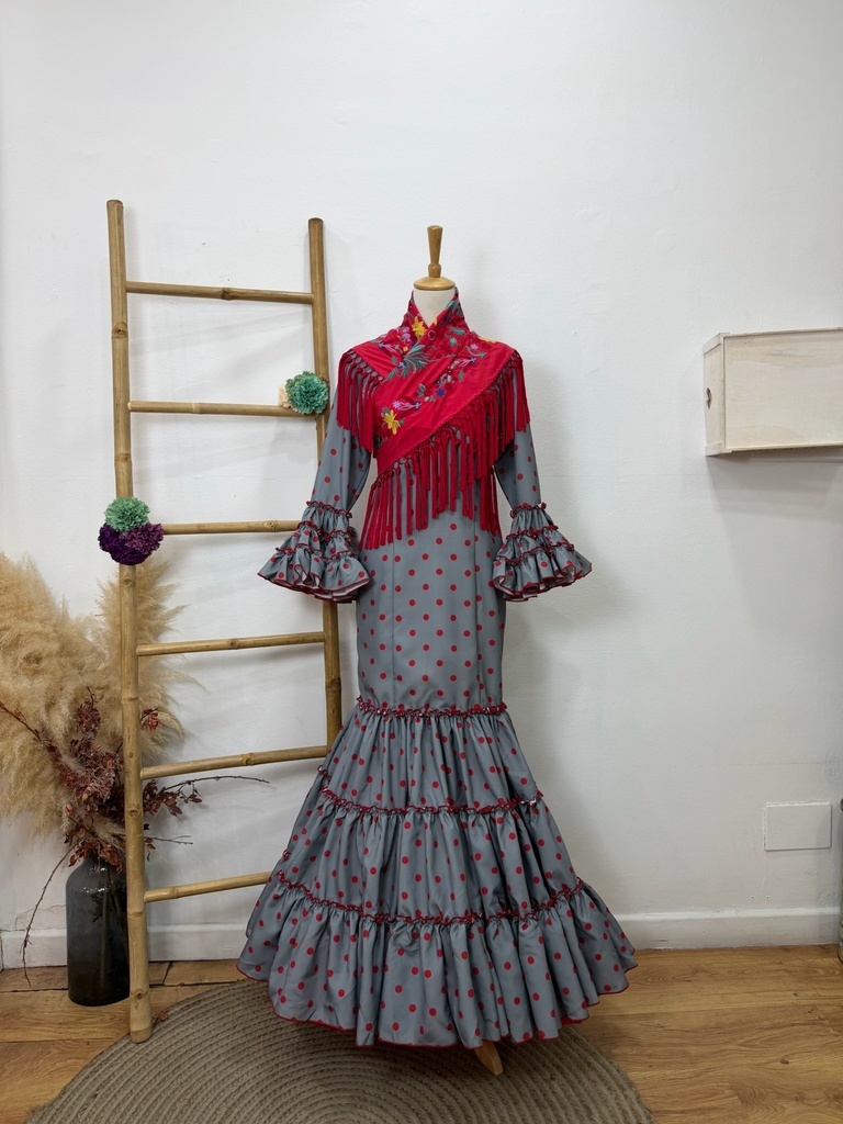 Vestido f Carmela lunares