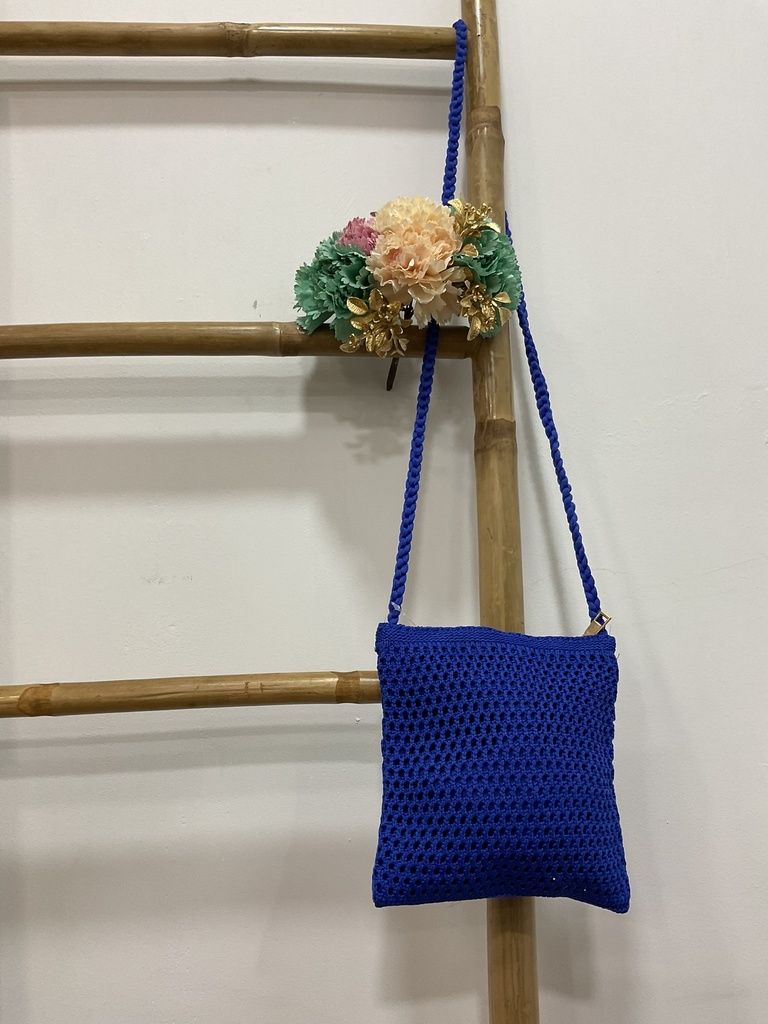 [24346buganvilla] Bolso crochet cuadrado (Buganvilla)