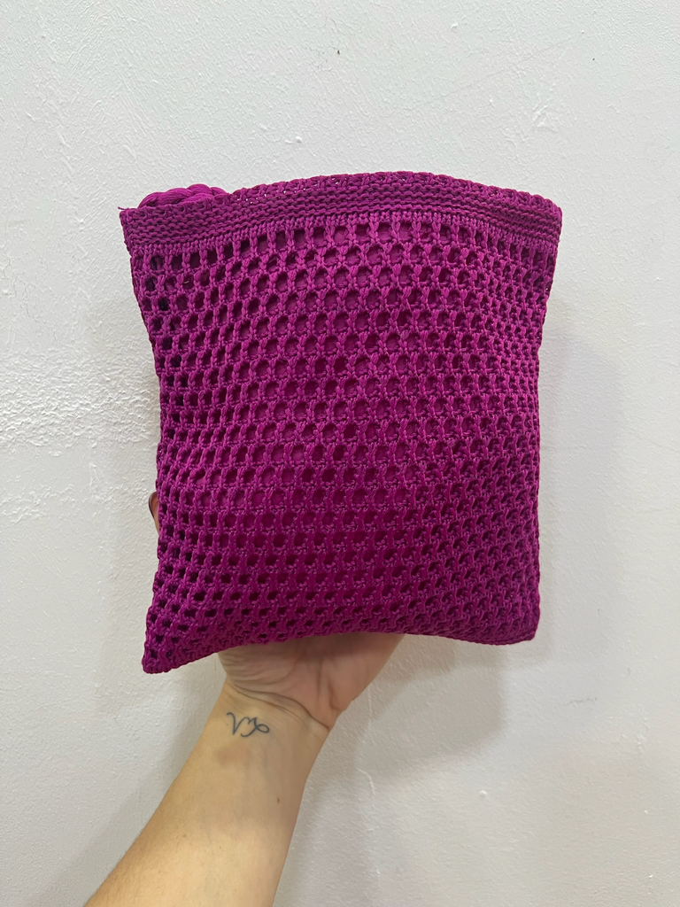 Bolso crochet cuadrado
