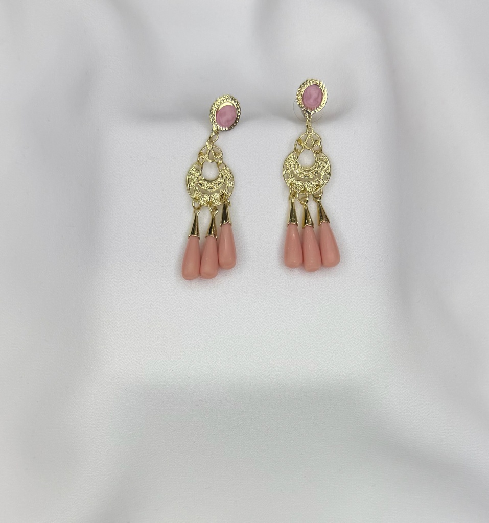 pendiente f filigrana niña