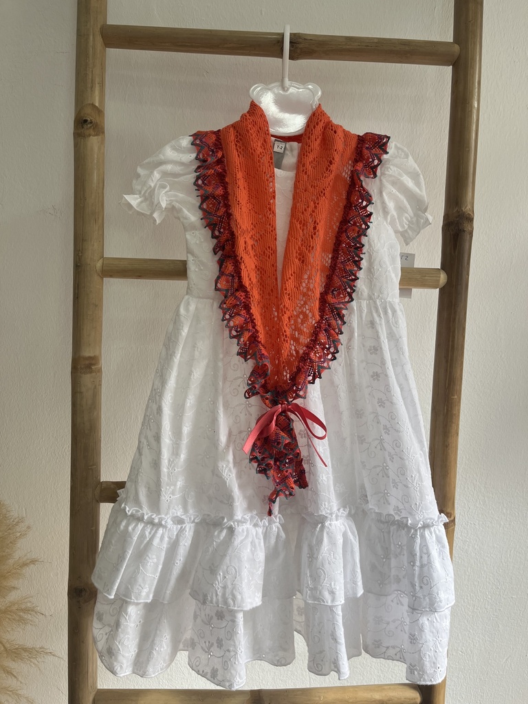[8252] Vestido perforada con piquillo (2)