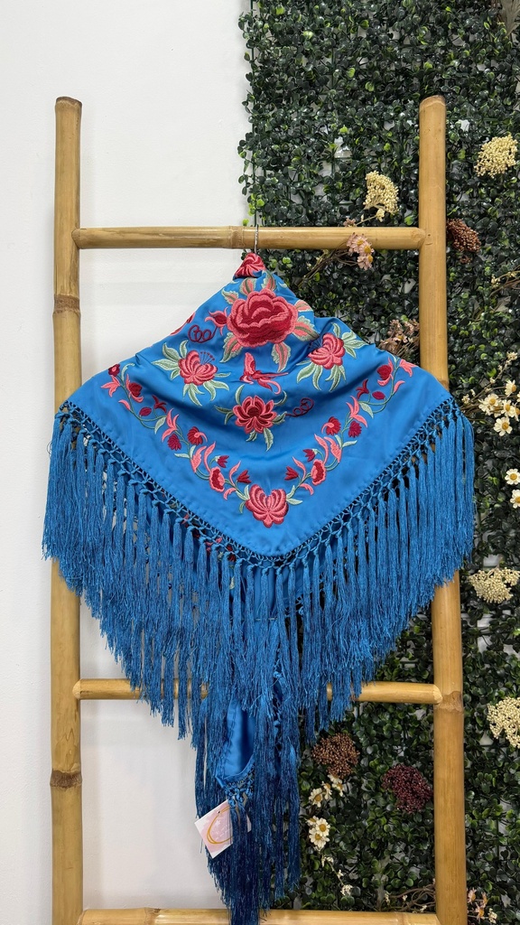 [Mt25aazulpetroleo] Manton F Lerele Adulta (Azul petróleo)