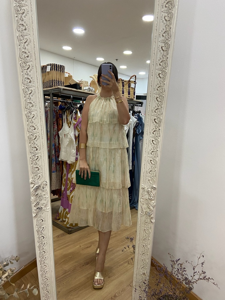 vestido volantes