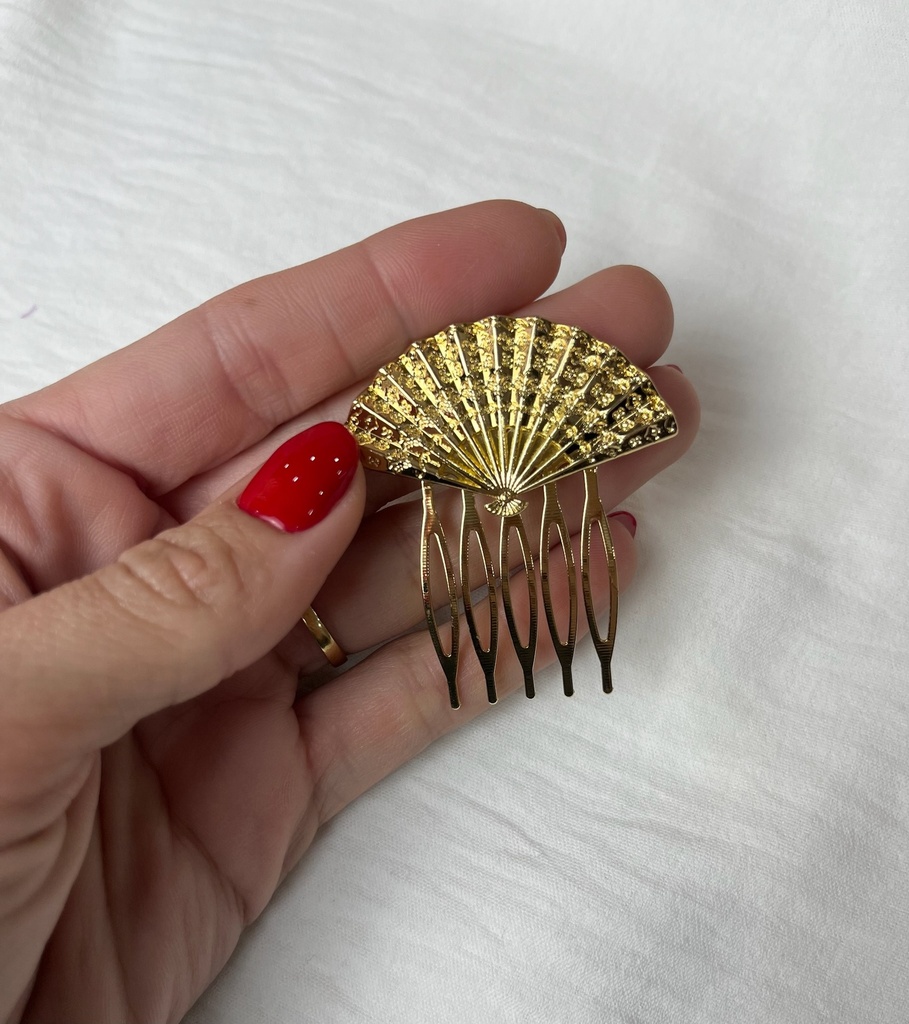 [d0093] peineta abanico med.