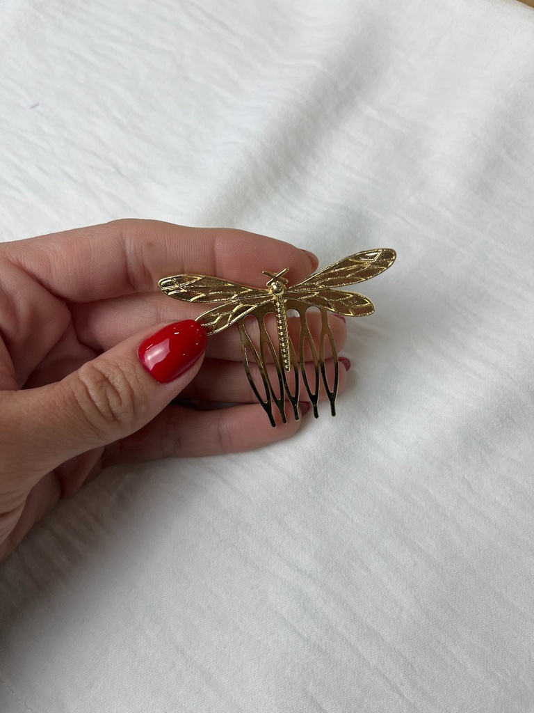 [d0075] peineta libelula grd.