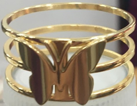 broche anillo mariposa