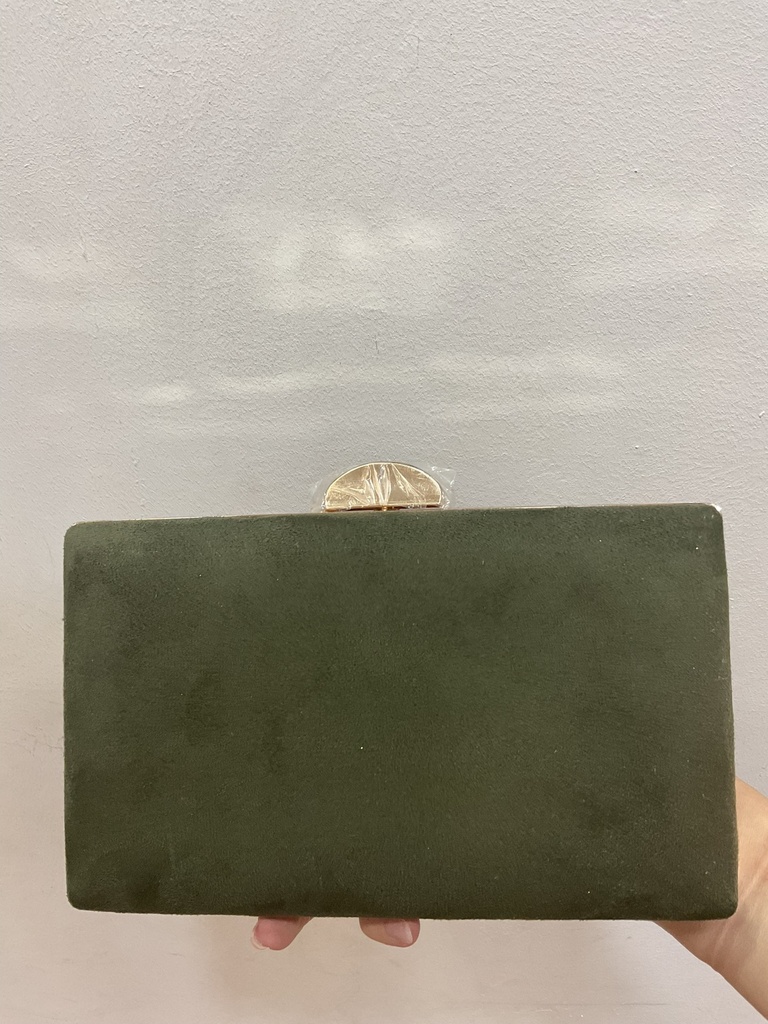 [23ww415] Cartera Antelina Verde