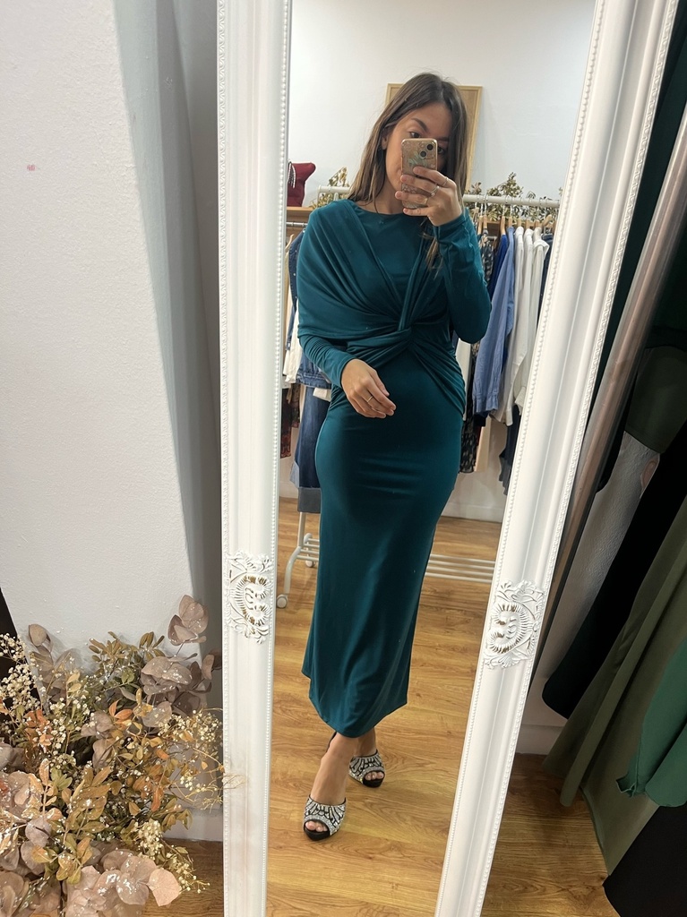 Vestido Capa cruzado