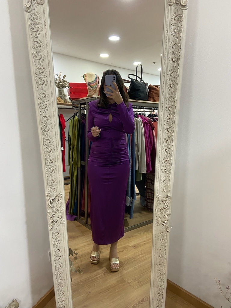 [55410morado1] vestido amelia (Morado1)
