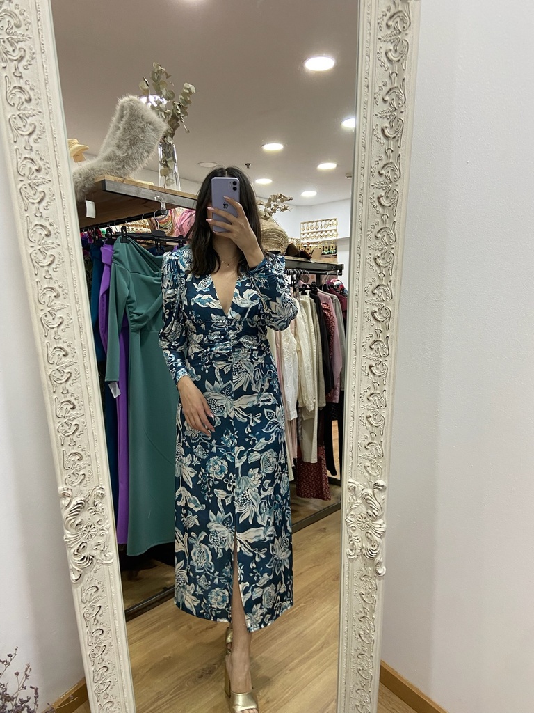 vestido estampado
