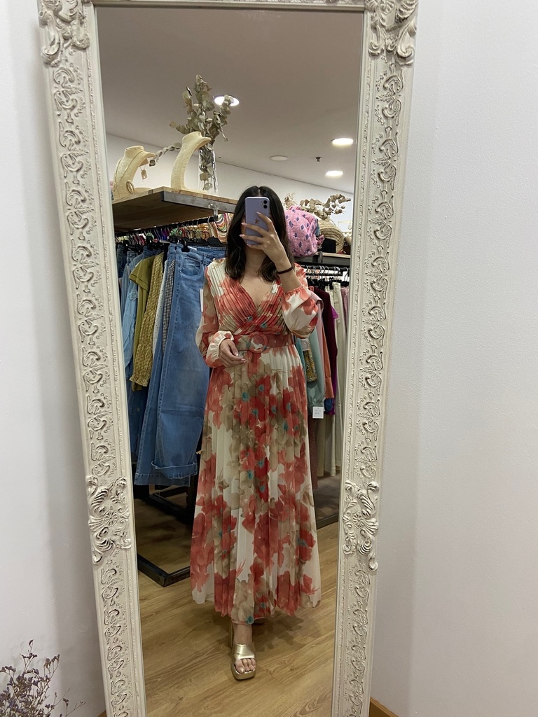 vestido tablas floral