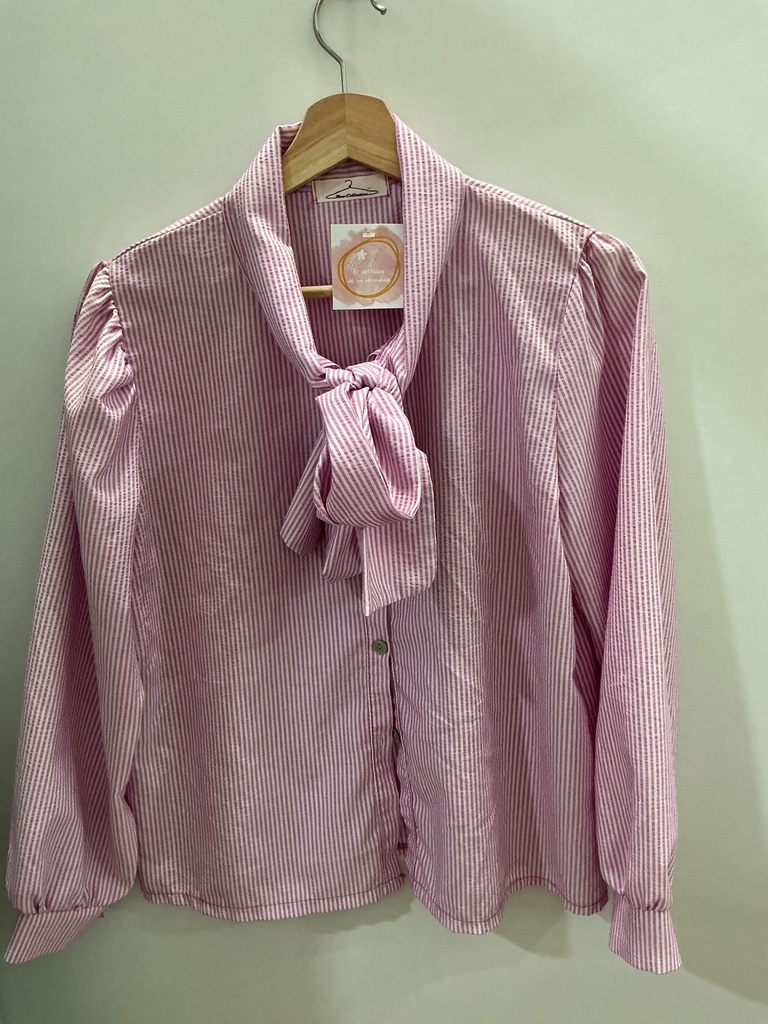 camisa lazo rayas