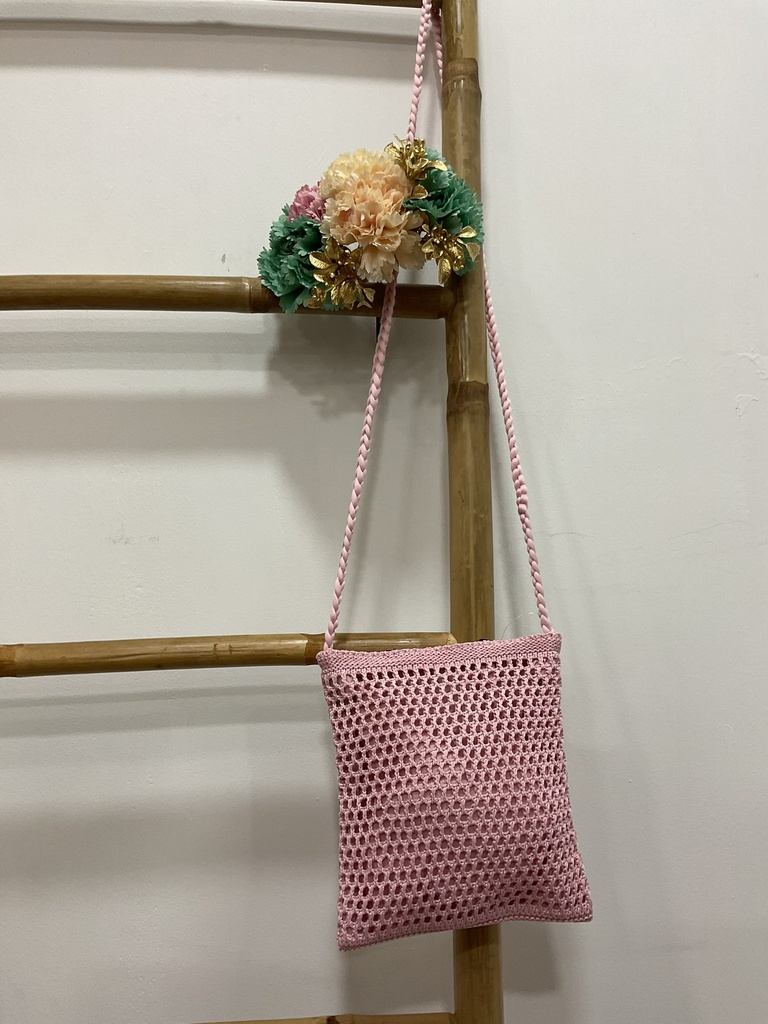 Bolso crochet cuadrado