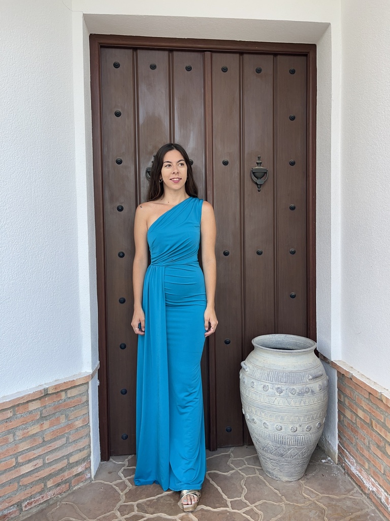 [29045azulpetroleo] vestido italia (Azul petróleo)
