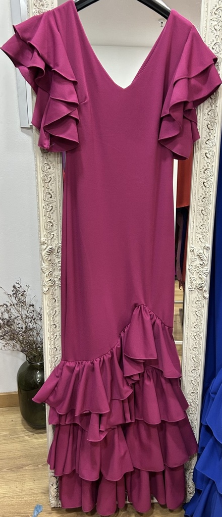 vestido flamenca abril m/corta