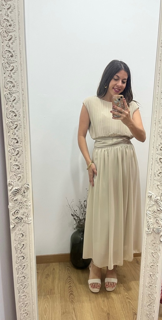 Vestido Pliegues