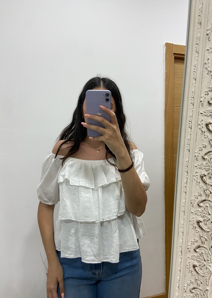 Blusa TRes Volantes