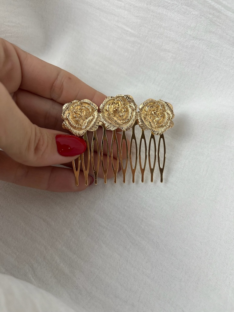 [250425] peineta 3 flores