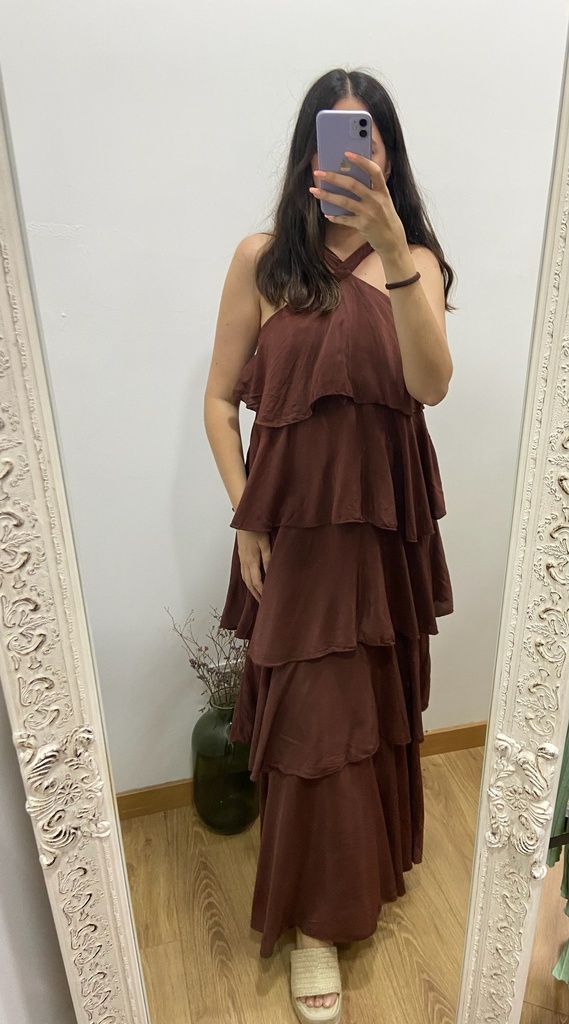 vestido volantes