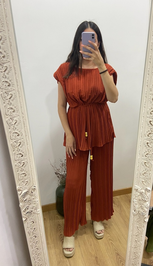 vestido liria plieges