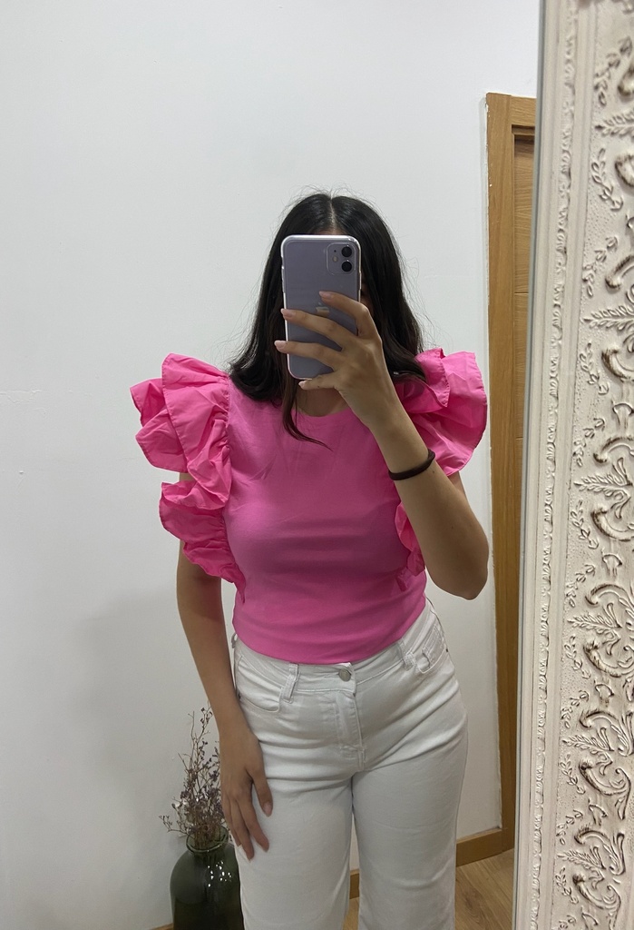camiseta volantes