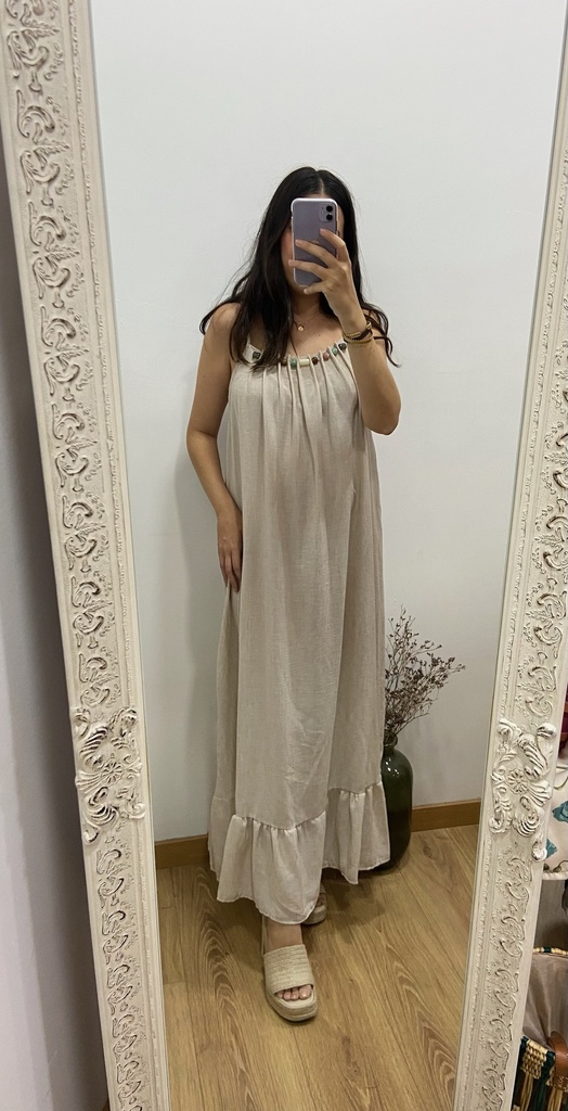 vestido piedras