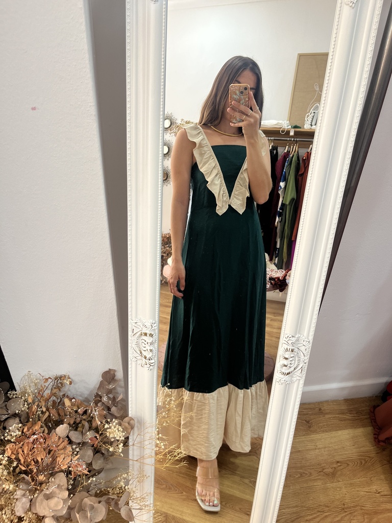 vestido luisi dos colores