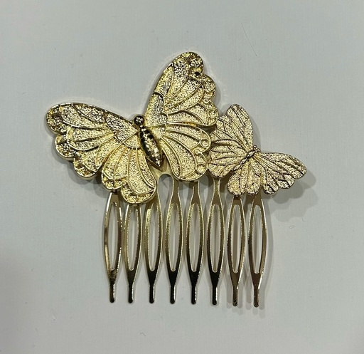 [d0005] peineta manton mariposa doble