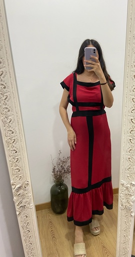 [9697] vestido libia