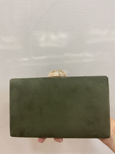 [23ww415] Cartera Antelina Verde