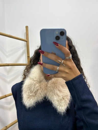 bufanda cuello pelo corto