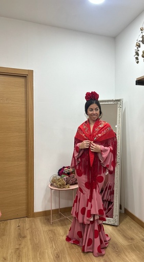 [1003] vestido flamenca lunares grandes