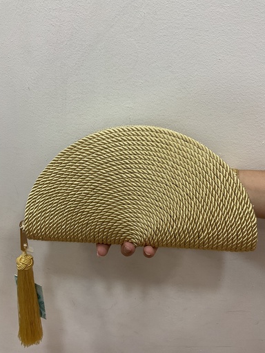 Cartera abanico borlon