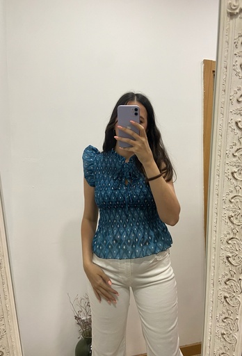 camisa drapeada