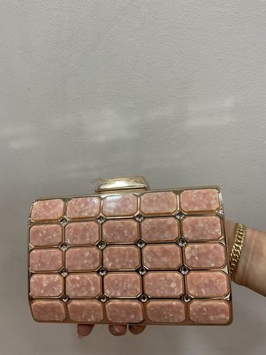 cartera nácar cuadrados