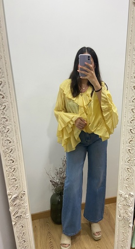 [25063] Blusa volantes