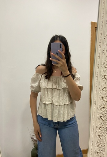 Blusa TRes Volantes