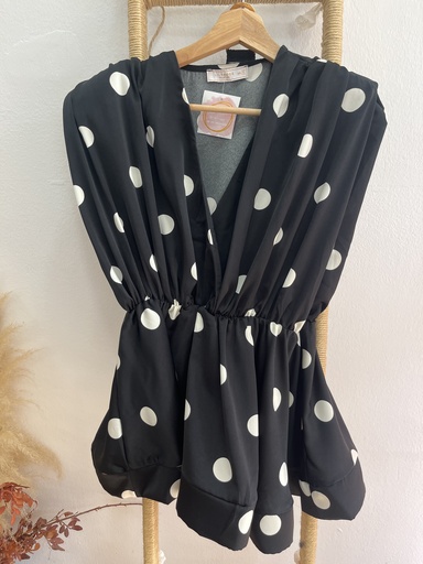 blusa lunares