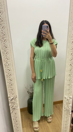 vestido liria plieges