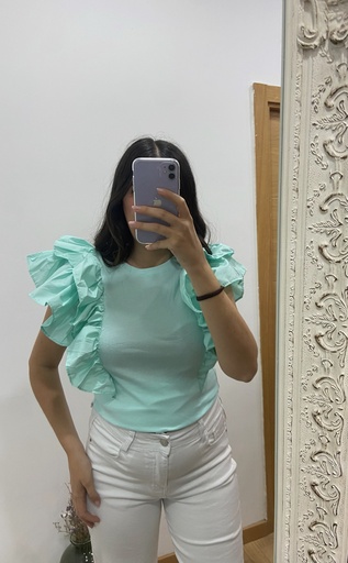 camiseta volantes