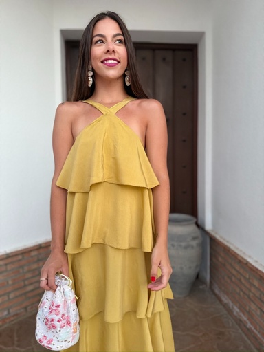 vestido volantes