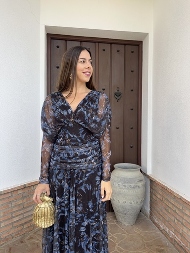 vestido nami estampado