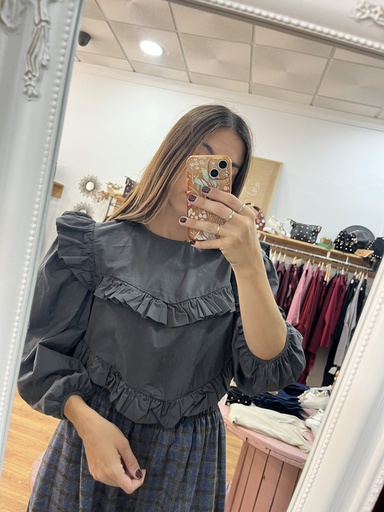 Blusa 2 volantes