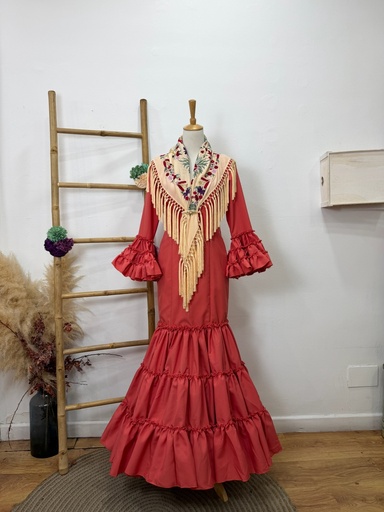 [302511] Vestido f Carmela liso