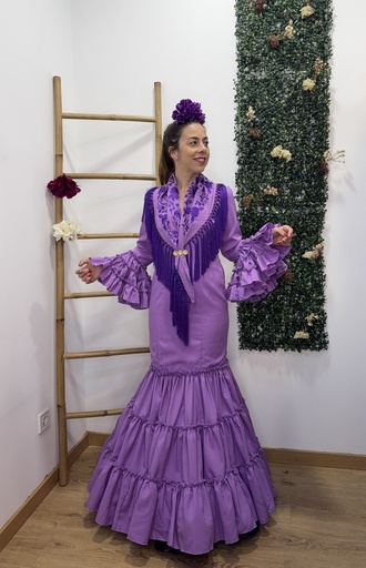 [302512] Vestido f Carmela liso