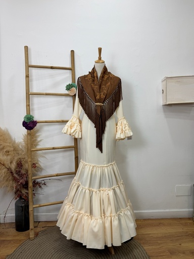 [302513] Vestido f Carmela liso