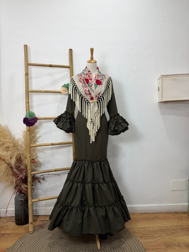 [302516] Vestido f Carmela liso