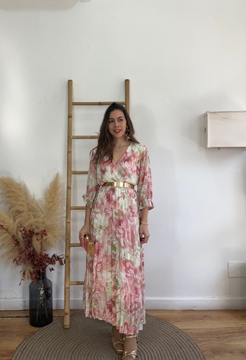 Vestido estampado floral