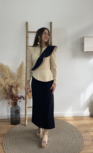 vestido Susana Bicolor